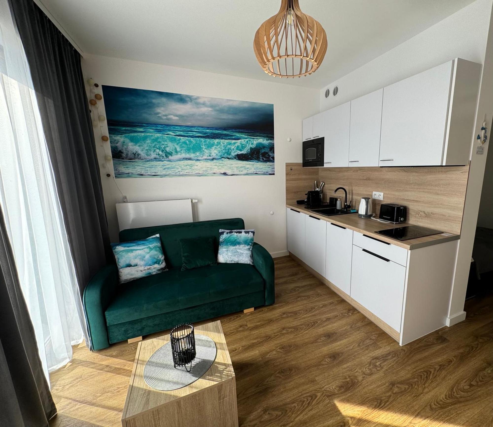 Klimatyzowany Apartament Blue , Sarbinowo Parking Basen ภายนอก รูปภาพ